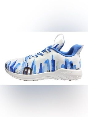 Soulsfeng Skyline Olympix Workout Gym Sneakers

Color: White, Blue